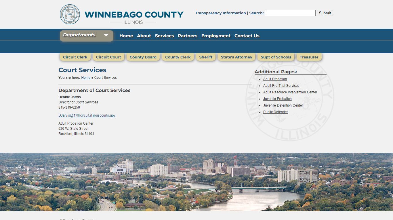 Departments: Court Services - Winnebago County, Illinois